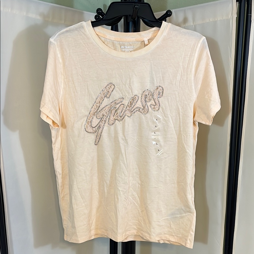 Guess Women's Cream T-Shirt